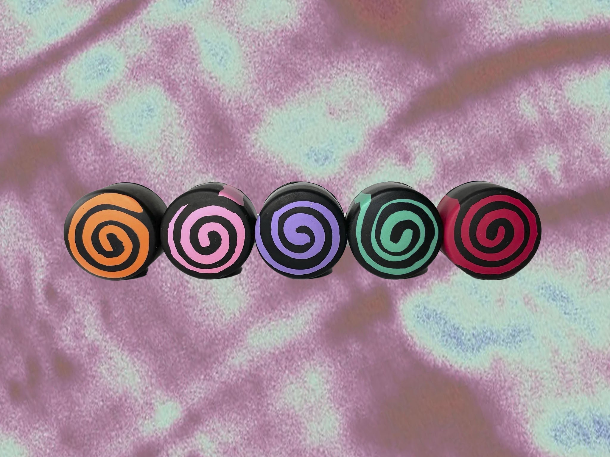 Dizzy Izzy - Deadstop Toe Stops - COLOR Swirled